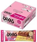 ザバス(SAVAS) プロテインバー 1/2日分の鉄分 たんぱく質12.5g バータイプ 明治 ロイヤルミルクティー風味 12本×1箱