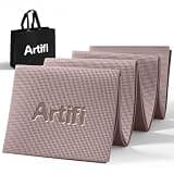 Artifi ヨガマット 折りたたみ 厚め6mm レッグスライダー ストレッチマット Artifi アクアエクササイズ 厚手 幅広 軽量
