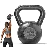 PROIRON ケトルベル 12kg 一体型鋳鉄 ジムや自宅に最適 3年保証 12kg
