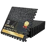 SINO ジムマット 大判トレーニング 2層構造(ゴム+EVA)厚さ1.4cm 60×60cm 床保護 防音 衝撃吸収 耐震 キズ防止 ジョイント 筋トレ エクササイズ フィットネス トレーニング器具用 自宅 ホームジム プロ仕様 (6枚セット, ホワイト) 1.1kg